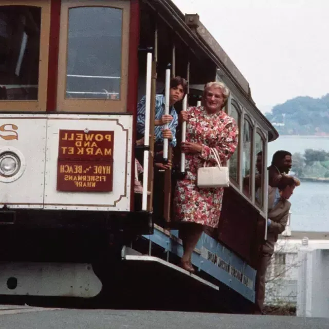 Scène de Mme Doubtfire quand ils étaient dans le téléphérique